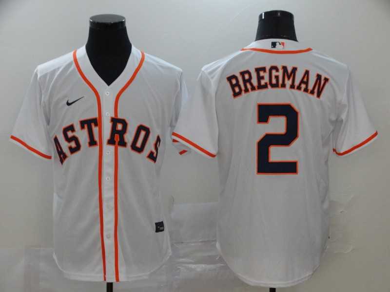 Astros 2 Alex Bregman White 2020 Nike Cool Base Jersey,We sell and wholesale Astros 2 Alex Bregman White 2020 Nike Cool Base Jersey on line form chian!